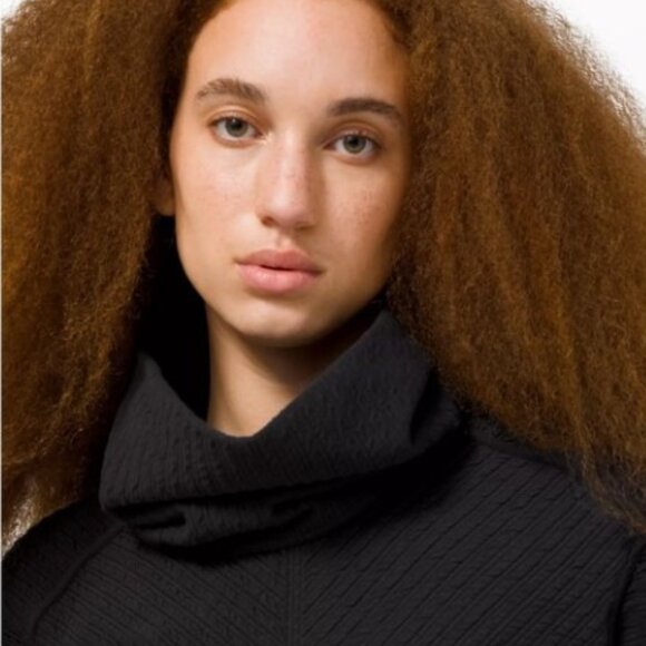 Lululemon On Repeat Dress w/ Detachable Snood Retail $148 Black - Picture 4 of 17